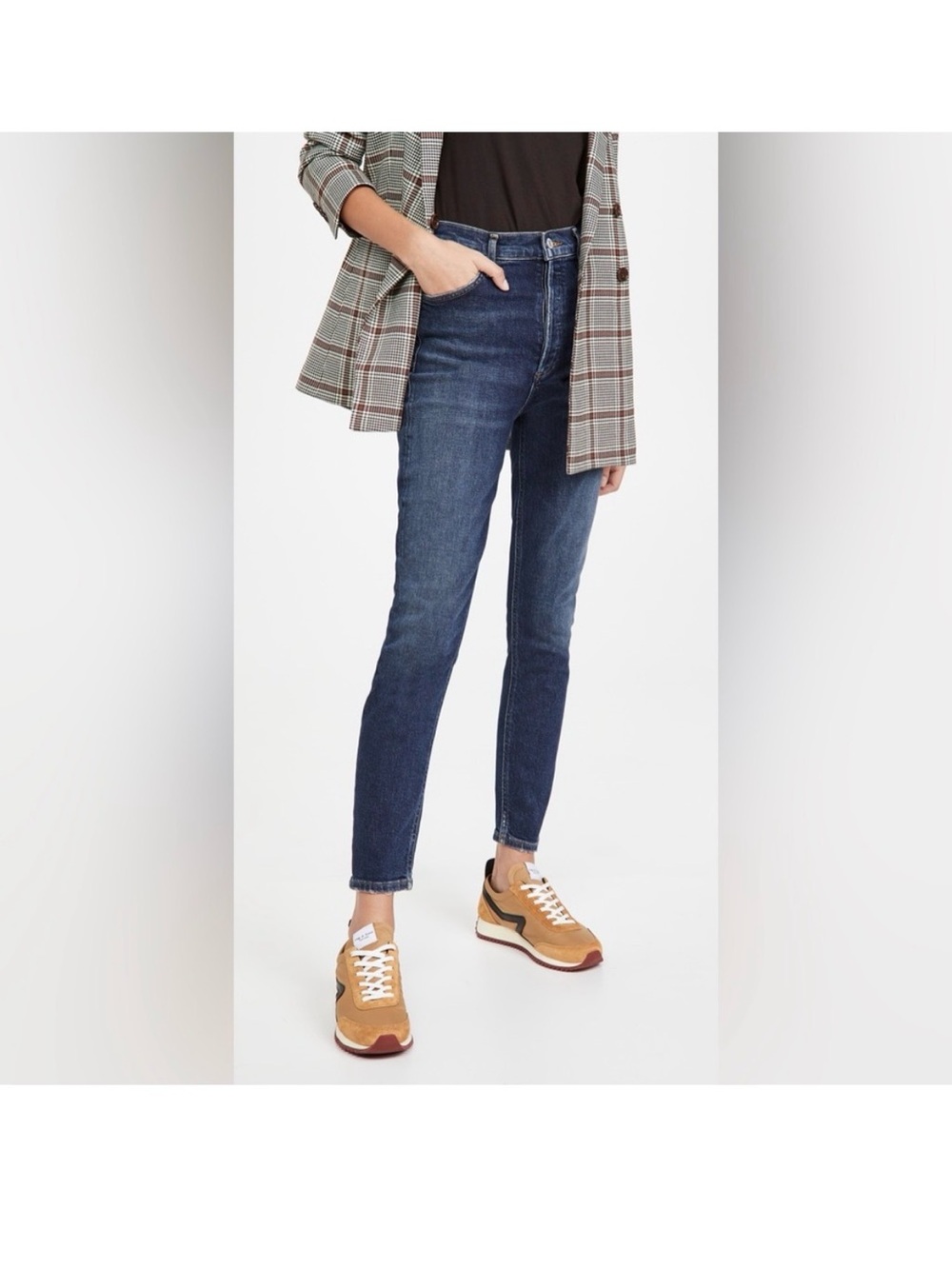 AGOLDE Nico Ankle Jean in Cabana